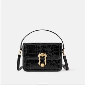 animal print crossbody bag zara